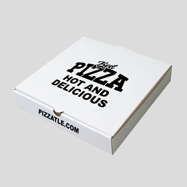 12.25 inch white pizza boxes