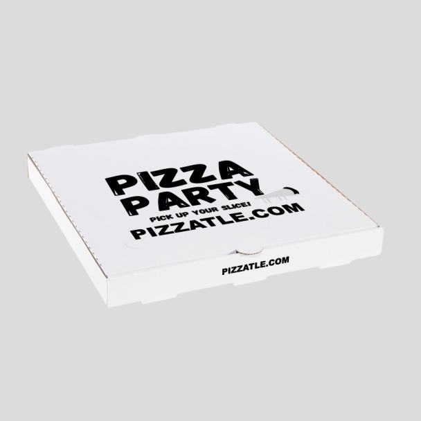 16.25 inch white pizza boxes