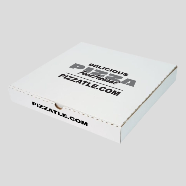 19.5 inch white pizza boxes