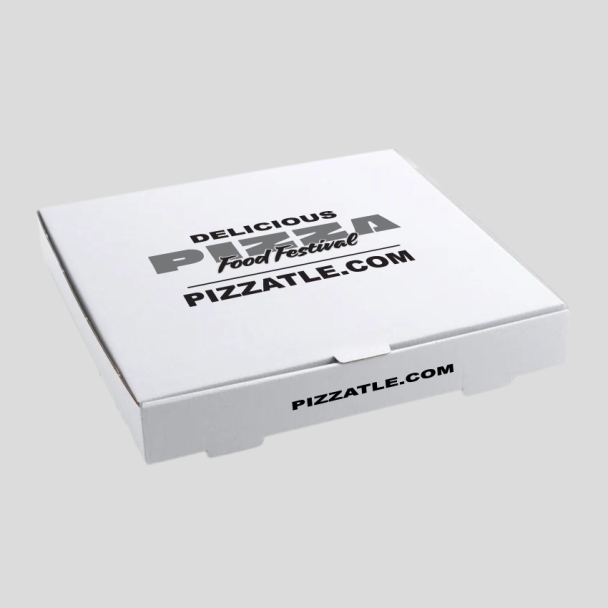 19.75 inch white pizza boxes