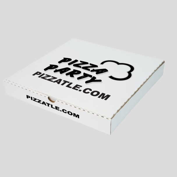 25.5 inch white pizza boxes