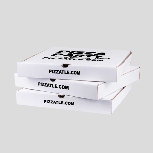 4.75 inch white pizza boxes