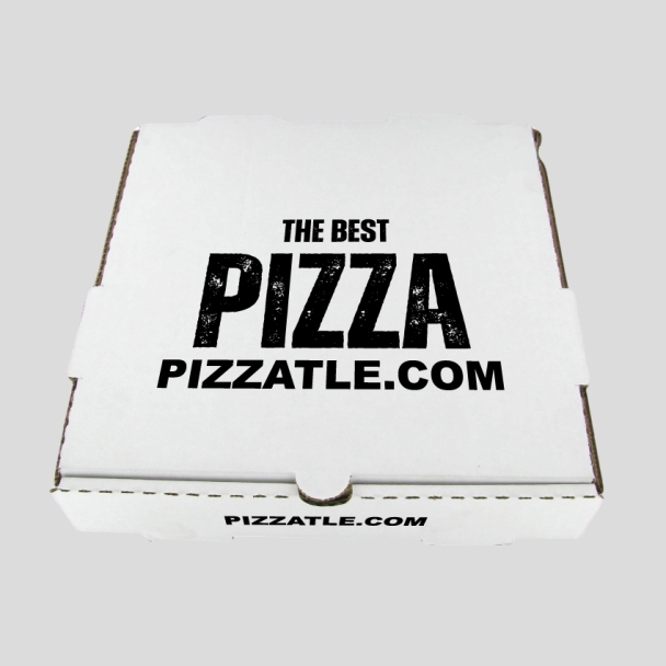 9.25 inch white pizza boxes