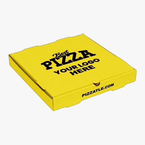 Yellowgreen pizza box