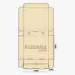 A 10.5 x 10.5 x 1.75 standard size pizza box design by Pizzatle