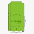 A 15 x 15 x 1.75 standard size pizza box design by Pizzatle