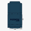 A 18 x 18 x 2 standard size pizza box design by Pizzatle