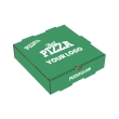  A 19.75 inch pizza box with label