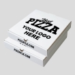 21 inch white pizza box