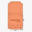 A 24.5 x 24.5 x 2 standard size pizza box design by Pizzatle