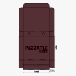 A 27 x 27 x 2 standard size pizza box design by Pizzatle