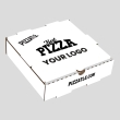 7.75 inch white pizza boxes