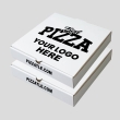 8.75 inch white pizza box