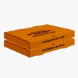 Apricot pizza boxes