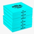 Cyan pizza boxes