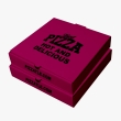 Dark red pizza boxes wholesale