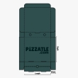 A dark slate gray pizza box design by Pizzatle