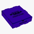 Deep navy blue pizza boxes wholesale