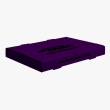 Grape purple pizza box