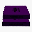 Grape purple pizza boxes