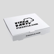 Kraft 10.5 inch white pizza box