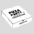 Kraft 12.5 inch white pizza box