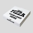 Kraft 13.5 inch white pizza box