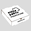 Kraft 19 inch white pizza box