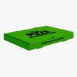 Kraft chartreuse yellow pizza box