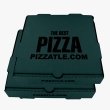 Kraft dark slate gray pizza box