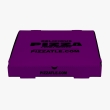 Kraft deep purple pizza box