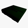 Kraft forest green pizza box