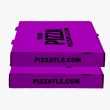 Kraft fuchsia pink pizza box