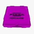 Kraft fuchsia pizza box