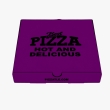 Kraft grape purple pizza box