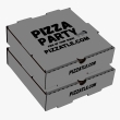 Kraft gray pizza box