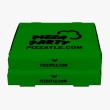 Kraft green pizza box