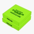 Kraft green yellow pizza box