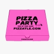 Kraft hot pink pizza box