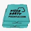 Kraft light blue pizza box