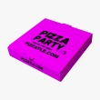 Kraft magenta pizza box