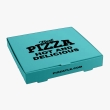 Kraft pale blue pizza box