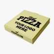 Kraft pale goldenrod pizza box