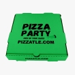 Kraft pale green pizza box