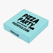 Kraft pale turquoise pizza box