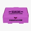 Kraft pastel purple pizza box