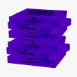 Kraft violet pizza box