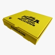 Kraft yellowgreen pizza box