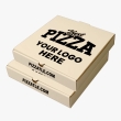 Light goldenrod yellow pizza boxes