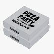 Light gray pizza boxes